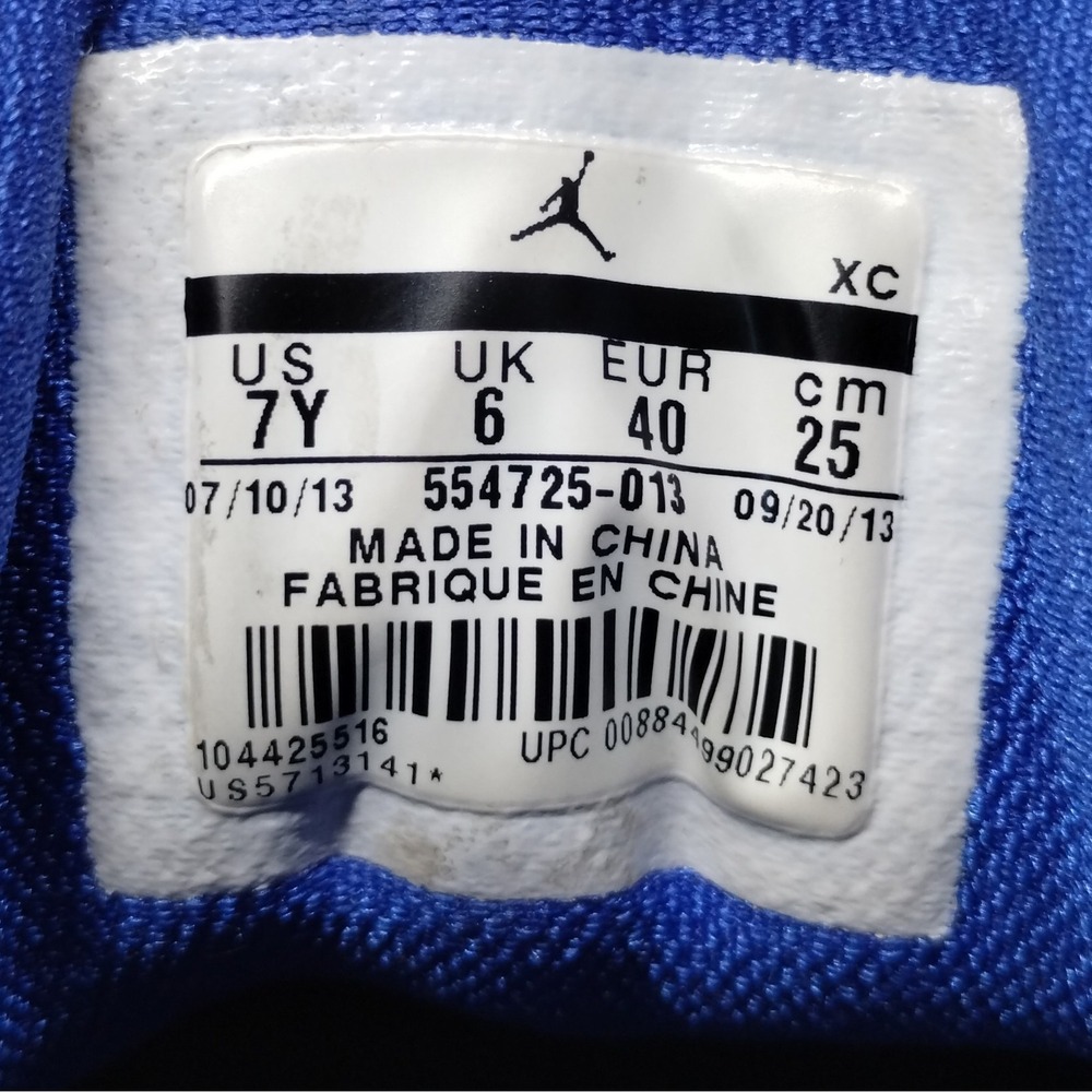 Nike Air Jordan 1 Mid Retro 'Bred Metallic Gold' Athletic Shoes Womens Size 8.5 - Picture 8 of 8